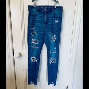 AMERICAN EAGLE super high rise jeans